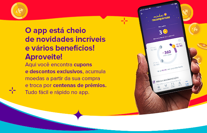 App cheio de novidades