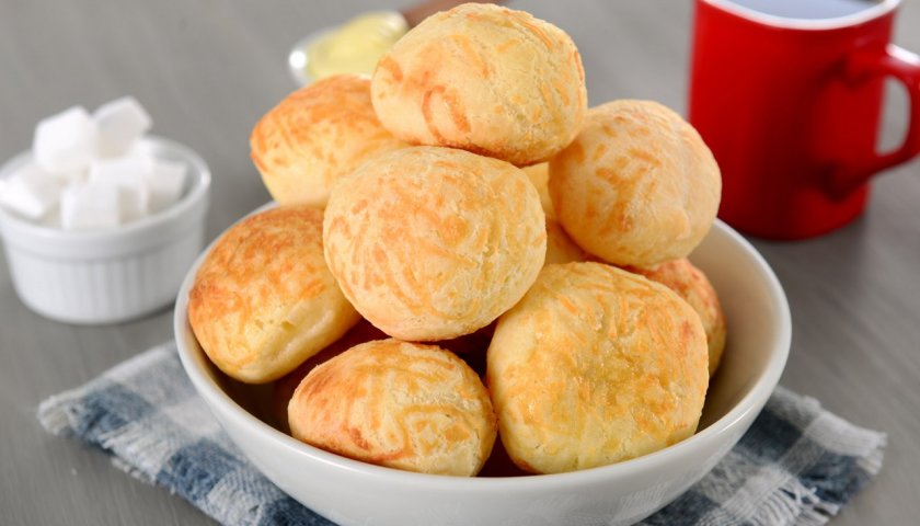 Pão de queijo com mandioquinha