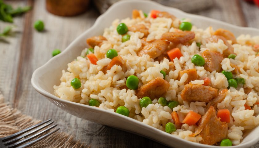 Risoto de Frango na Panela de Pressão