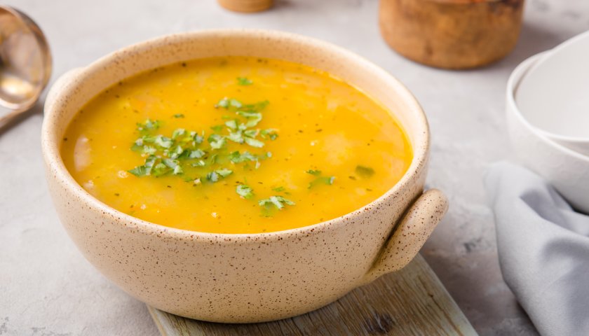 Sopa Cremosa de Batata e Cenoura