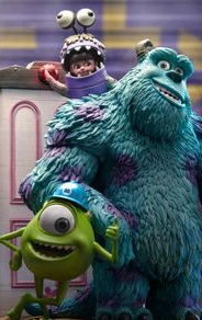 Statue Monsters Inc. Diorama Deluxe - Disney 100TH - Monsters Inc - Art Scale 1/10 - Iron Studios