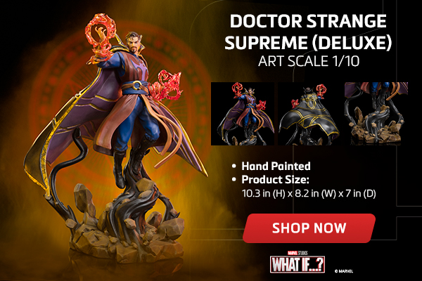 Statue Doctor Strange Supreme Deluxe - What if.. - Marvel - Art Scale 1/10 - Iron Studios