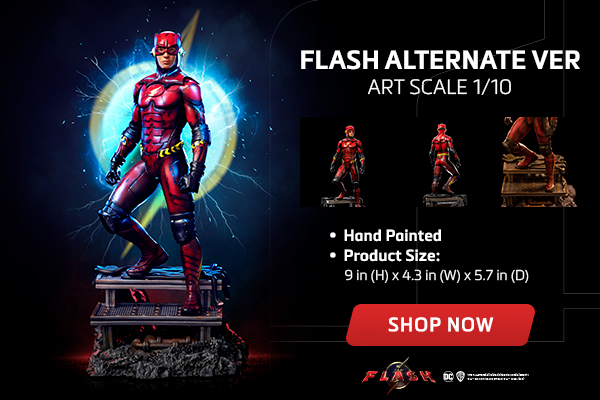 Statue Flash Alternate Ver - The Flash Movie - Art Scale 1/10 - Iron Studios