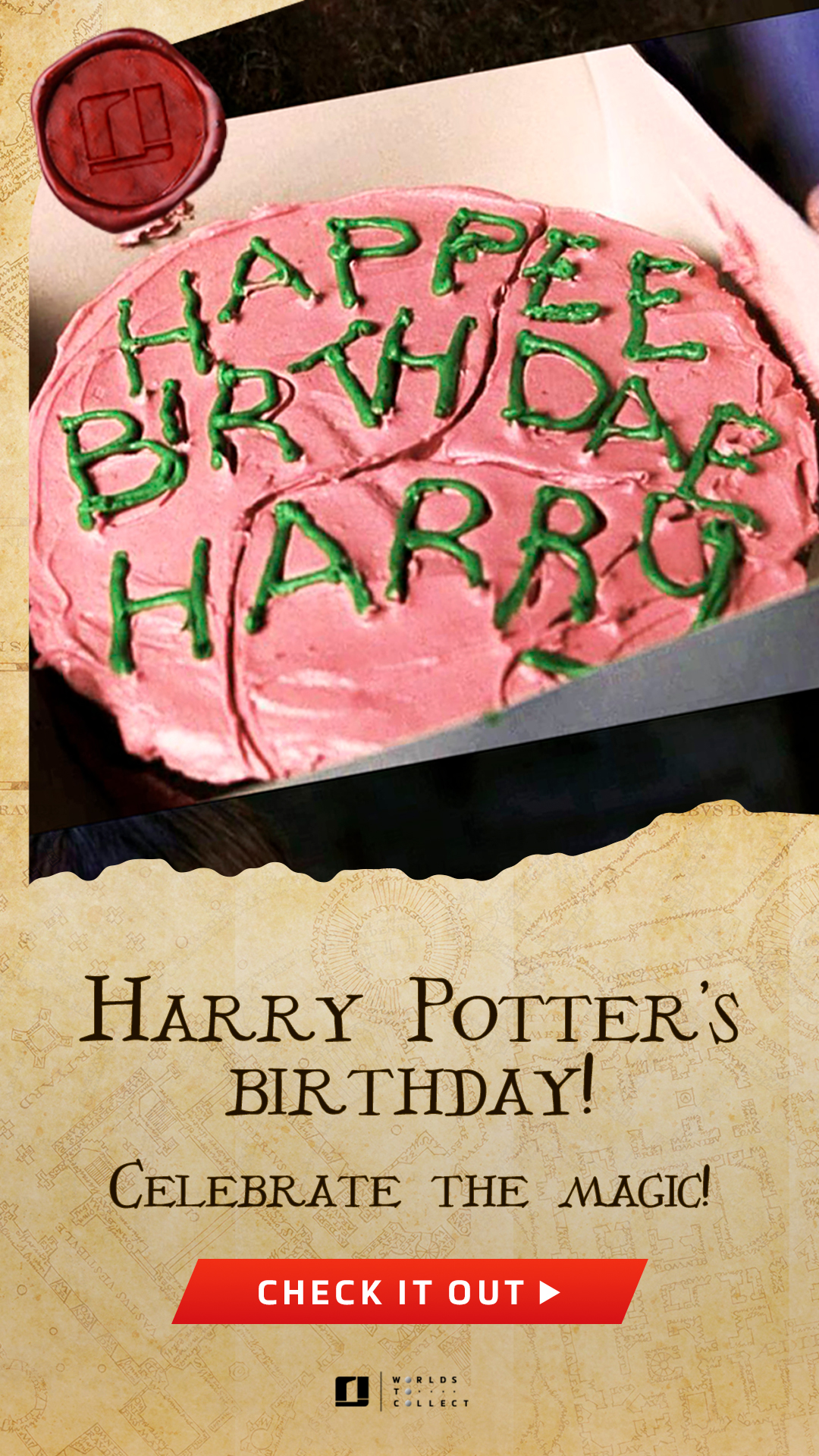 Harry Potter's Birthday! Celebrate the magic! Check it out.