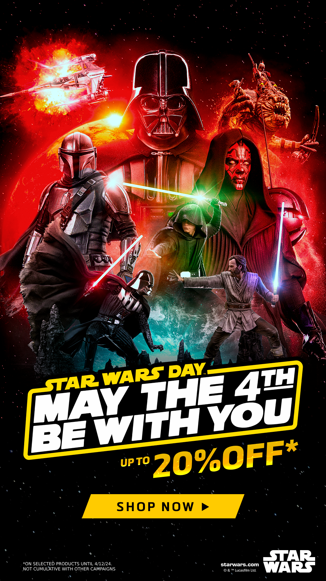 Star Wars Day: Up to 20% Off - Shop Now!