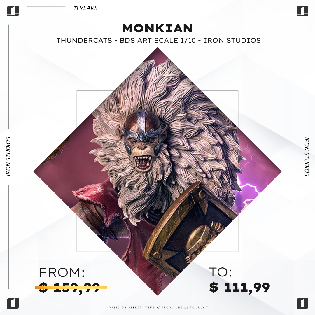 Statue Monkian - Thundercats - BDS Art Scale 1/10 - Iron Studios