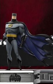 Statue Batman and Batmobile Deluxe - Batman Animated Series - Art Scale 1/10 - Iron Studios
