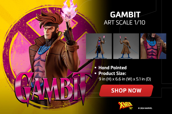 Statue Gambit - X-Men 97 - Art Scale 1/10 - Iron Studios