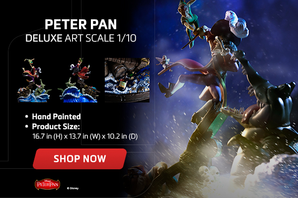Statue Peter Pan Deluxe - Disney 100TH - Peter Pan - Art Scale 1/10 - Iron Studios